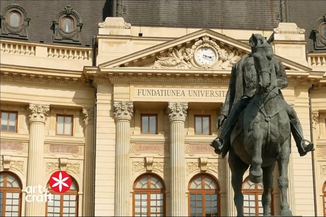 4h Bucharest City Tour - Group Trip Maximum 5 Persons - The Taste of Bucharest - Old Town and Hanul Lui Manuc: history you can walk through
