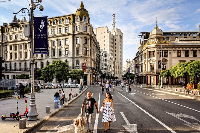 4h Bucharest Panoramic Private Tour by Car with Photo Stops - Getting from stop to stop: the car pace, plus strategic walking