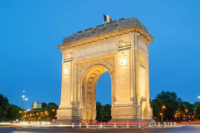 8h Bucharest full-day Tour, Parliament and Top Attraction, Privat - Palace of Parliament: the star stop, with ID and stair reality