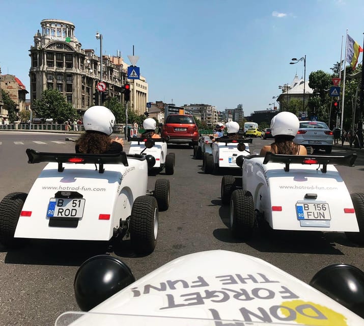 Bucharest: City Tour by a Mini Hot Rod - Getting Started at Promenada Mall and Calea Floreasca