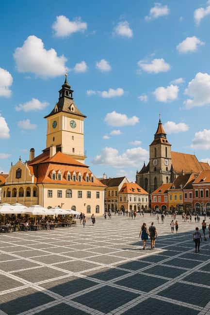 Bucharest : Dracula Castle, Peleș Castle & Brașov Day Trip - Brașov Old Town: your paced walk through Gothic, Baroque, and Renaissance streets
