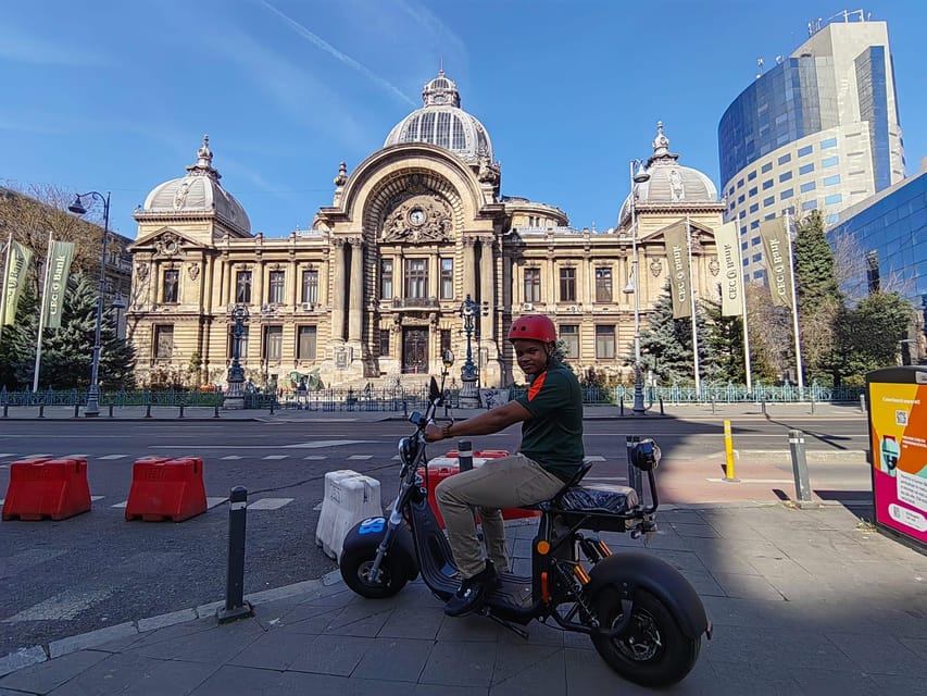 Bucharest electric city tour by Smart Balance #green - Triumphal Arch and Calea Victoriei: the big-photo finish