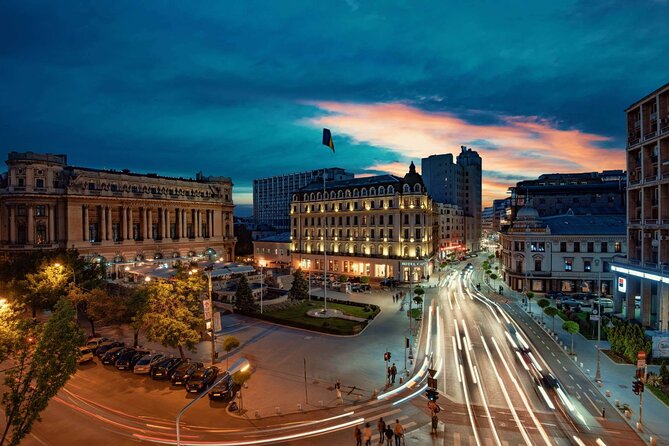 Bucharest Evening Tour and Traditional Dinner - 3 hours - Free Press Square and the Triumph Arch: History at Eye Level