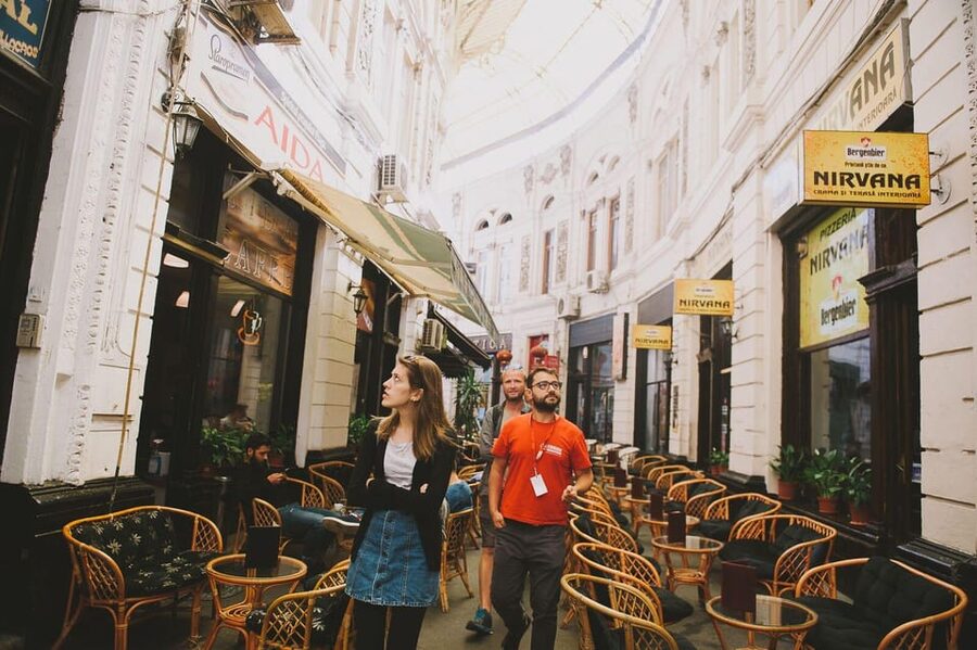 Bucharest Old Town Hidden Gems: Legends & Laneways Tour - Covaci Street and the Communist-Era Shape of Old Town