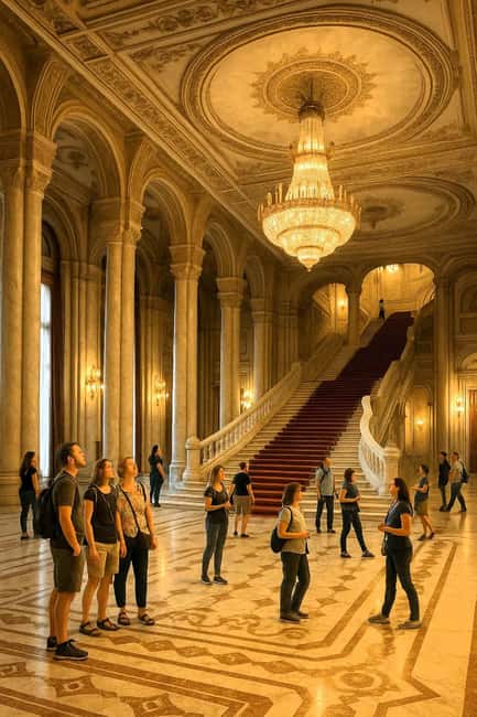 Bucharest: Parliament, Ceausescu House & Village Museum Tour - Ceaușescu House: luxury that makes the contrast land