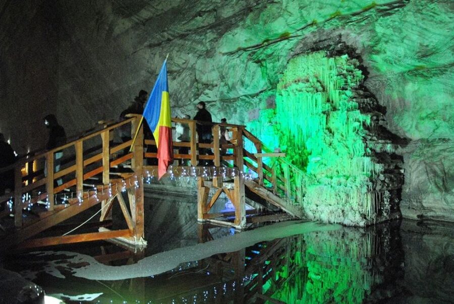 Bucharest: Slanic Salt Mine & Carpathian Mountains Day Tour - Inside a two-level mine with a microclimate that stays stable