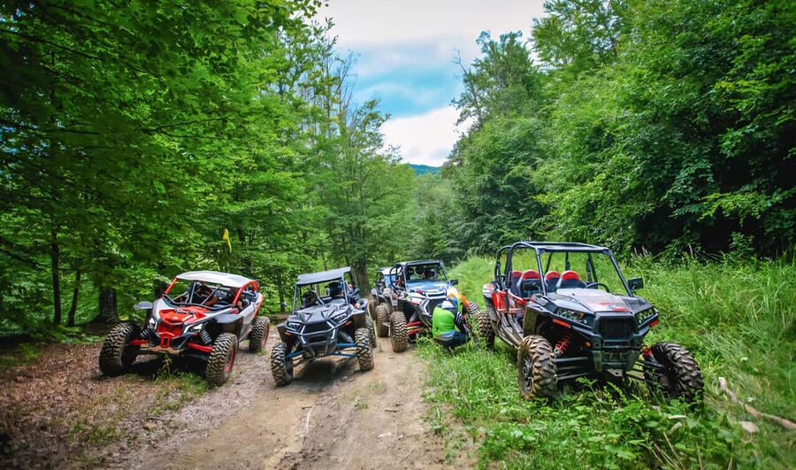 Bucharest: Snowmobile/ATV, CableCar, Peles &Wednesday Castle - Azuga riding block: how the experience usually feels on the ground