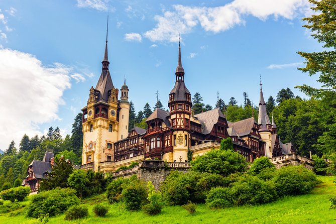 Bucharest to Dracula Castle, Peles Castle and Brasov Guided Tour - Peleș Castle in Sinaia: German Renaissance royal palace, sometimes only from outside