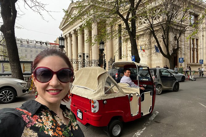 Bucharest Tuk Tuk city tour - Palatul CEC, the National History Museum, and the Old Town Shortcut