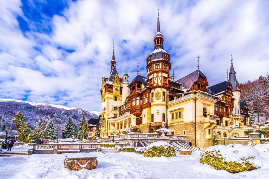 Bucharest : Wednesday, Dracula & Peles 3 Castles Tour 1 Day - Cantacuzino Castle and Wednesday’s Nevermore Academy Look