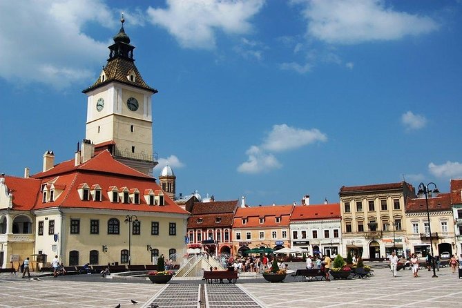 Castles of Transylvania - Small group tour from Bucharest - Brasov old town on foot: Council Square and the Gothic Black Church