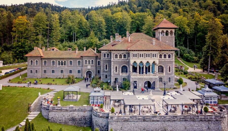 From Brasov 3 castles : Peles , Bran , Cantacuzino - Bran Castle: Dracula lore, big views, and time for lunch browsing