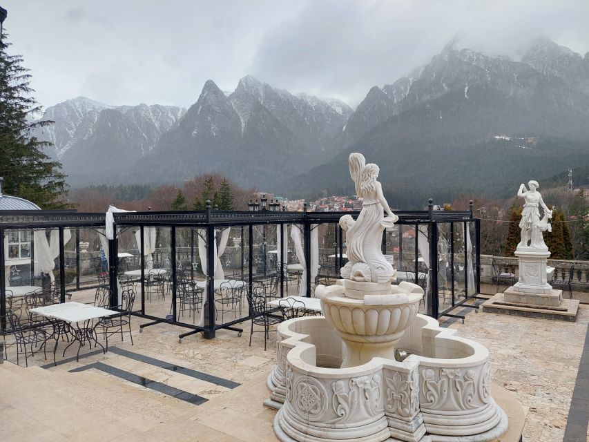 From Brasov 3 castles : Peles , Bran , Cantacuzino - The guide and storytelling style: where names like Traian, Claudiu, and Daria come in