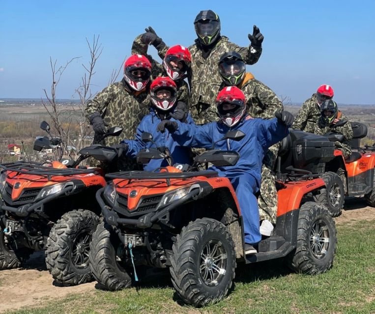 From Bucharest: Forest and Hills ATV Quad Bike Tour - Scenery you can feel: villages, river sections, and countryside views