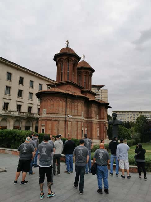 Hop-on Hop-off minibus Tour of Bucharest & Village Museum - Revolution Square and the Palace of the Parliament photos