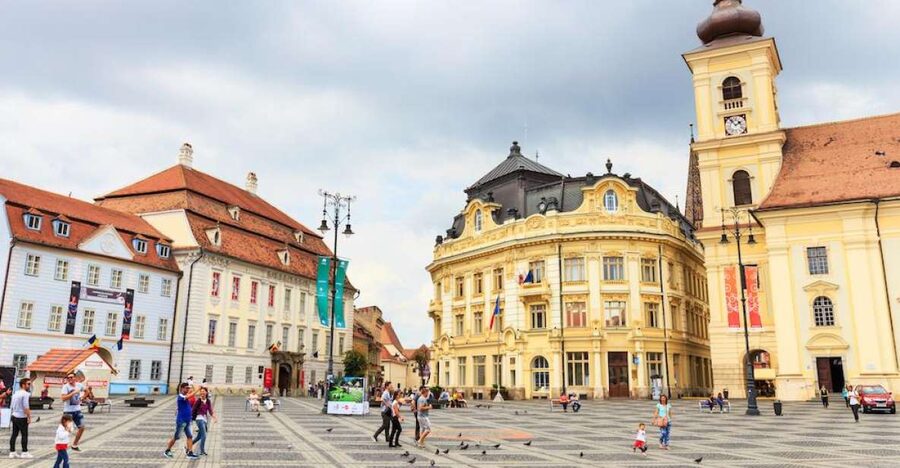 Private Day Trip to Sibiu from Bucharest - Entering Sibiu: squares, churches, and the fortified-city feeling