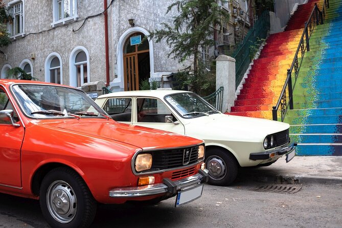 Private: RedPatrol Bucharest Contrasts Tour in a Vintage Car - Why Bucharest makes more sense from a vintage Dacia
