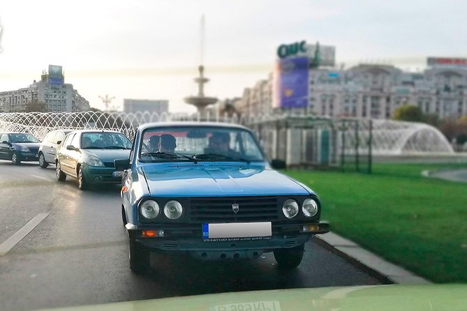Private -RedPatrol Tour of Bucharest with a Romanian Vintage Car - Residential blocks, panoramic streets, and the government’s shadow