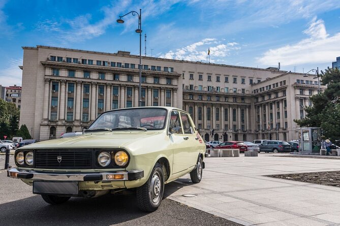 Private - Romanian Vintage Car Driving Tour of Bucharest 120 min - Stop 1: Revolution Square meet-and-greet and car presentation