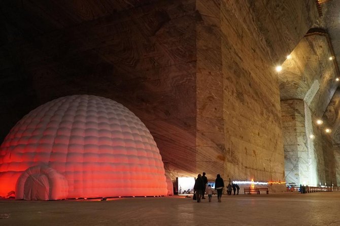 Salt Mine , Lunch at Winery & Dracula Grave - Private Tour - Unirea Salt Mine: 208 meters down and 12°C waiting for you
