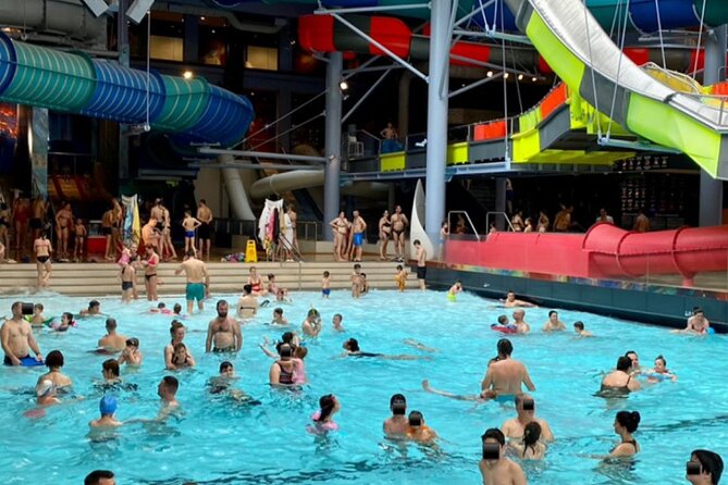 Transfer and Full Access All Day at Therme Spa Bucharest - Palm Zone: pools, swim-up drinks, and Thai food on-site