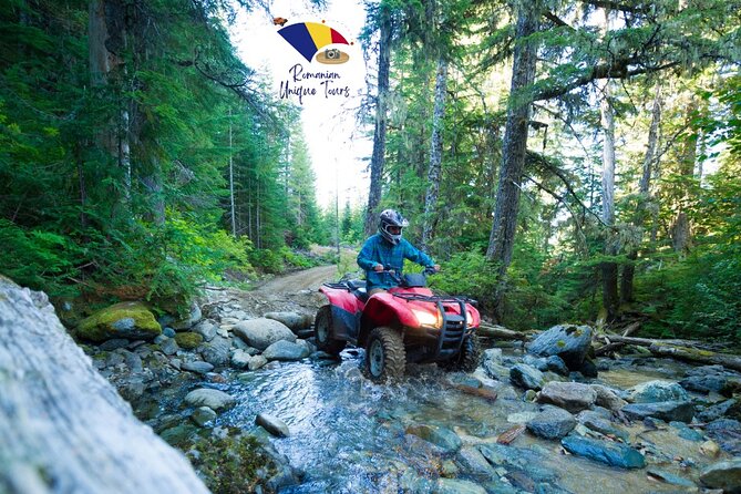 Triumph Arch, Paltinu Dam, Doftana, Small Group ATV Tour - Barajul Paltinu: Photo Time, Engineering Facts, and a Village Stop