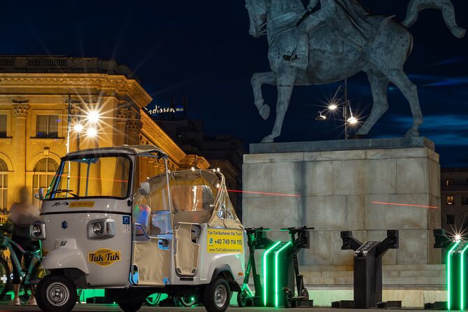Tuk Tuk Bucharest Private Tour - Unique Experience. - University Square: big intersection, multiple landmarks, one smart stop
