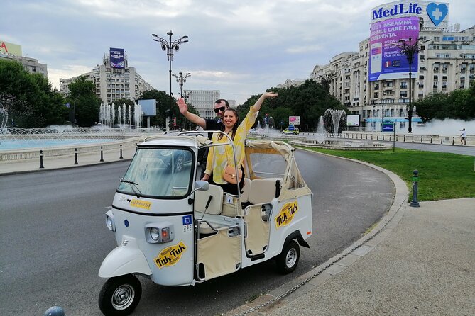 Tuk Tuk Bucharest Tour - Unique Experience in town! - Palace of Parliament Outside Tour and Constitution’s Square Photo Stop