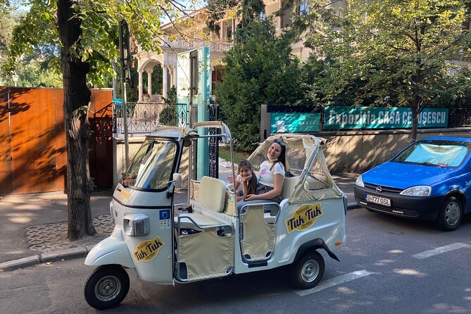 Tuk Tuk Bucharest Tour - Unique Experience in town! - Dorobanti District Villas and the Ceausescu Mansion Courtyard